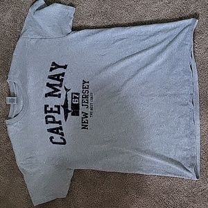 Gray Cape May NJ Medium Tee